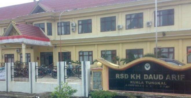 Rumah Sakit KH Daud Arief Kualatungkal.